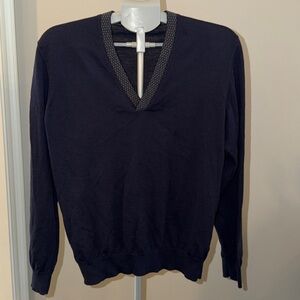 MURANO 100 % merino wool blue sweater